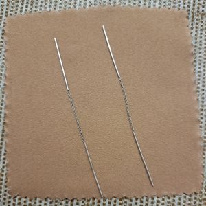 14k white gold earrings